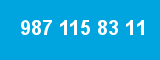 987 115 83 11 987 115 83 11